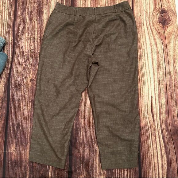 Women’s Counterparts Brown Cropped Pant size 12 - Picture 6 of 8